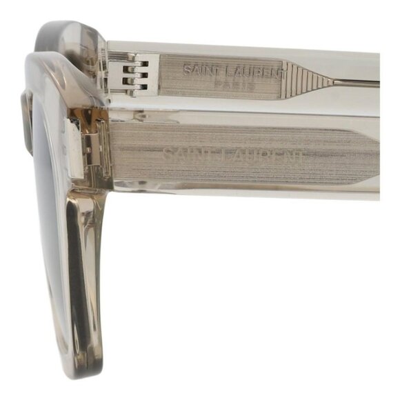 Saint Laurent Unisex Square/Rectangle Beige Beige Green Fashion Designer Eyewear - Picture 4 of 4